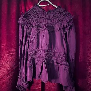 Farm Rio Purple Women's S Blouse